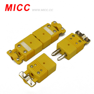 Conectores elétricos de casal térmico tipo MICC K TYPE OMEGA